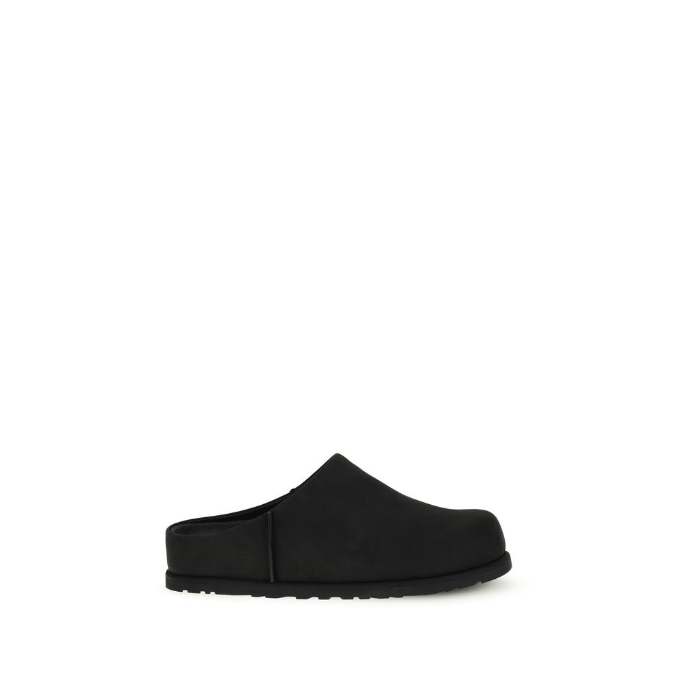 Men’s Ugg Black Calf Leather Bos Taurus Mules
