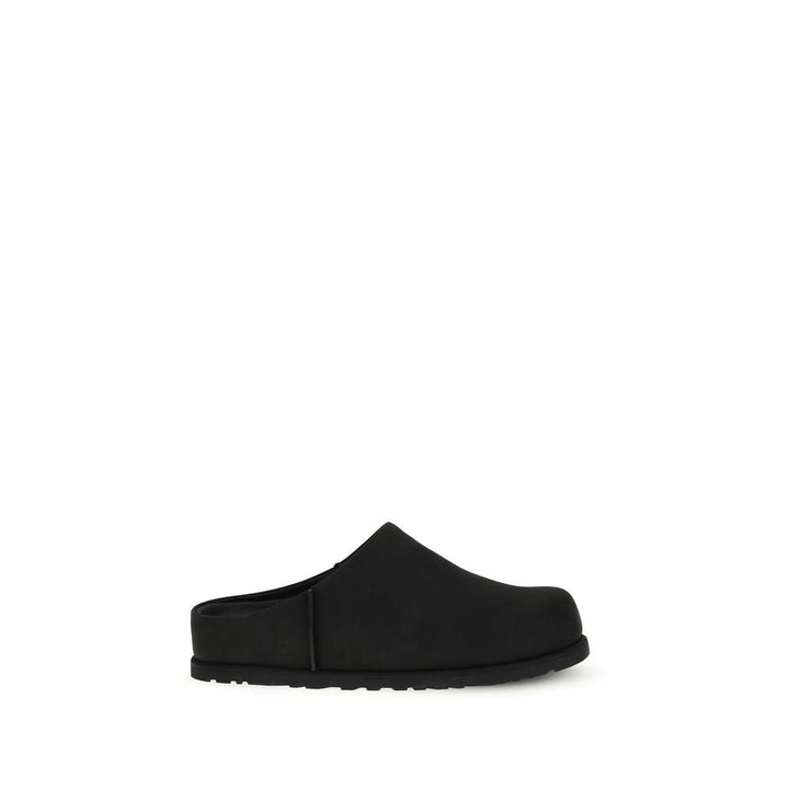 Men’s Ugg Black Calf Leather Bos Taurus Mules