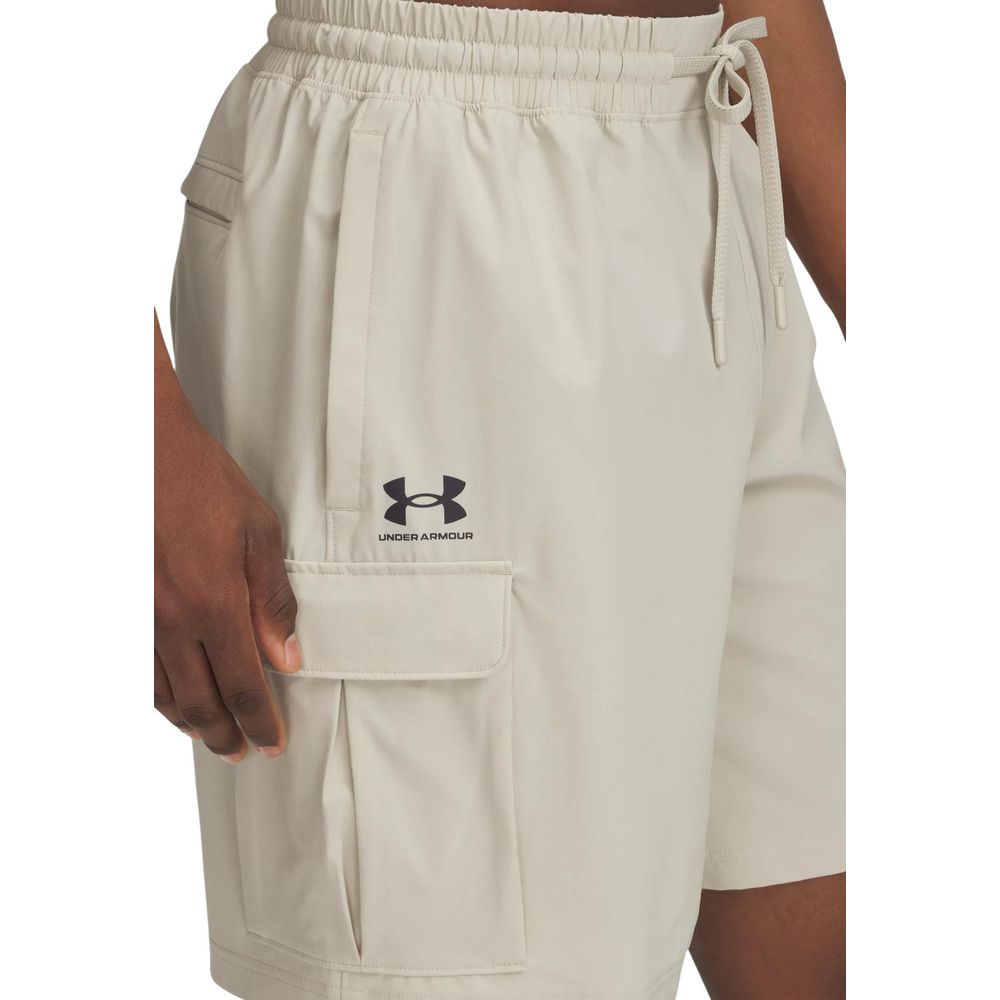 Men’s Under Armour Beige Polyester Bermuda Shorts