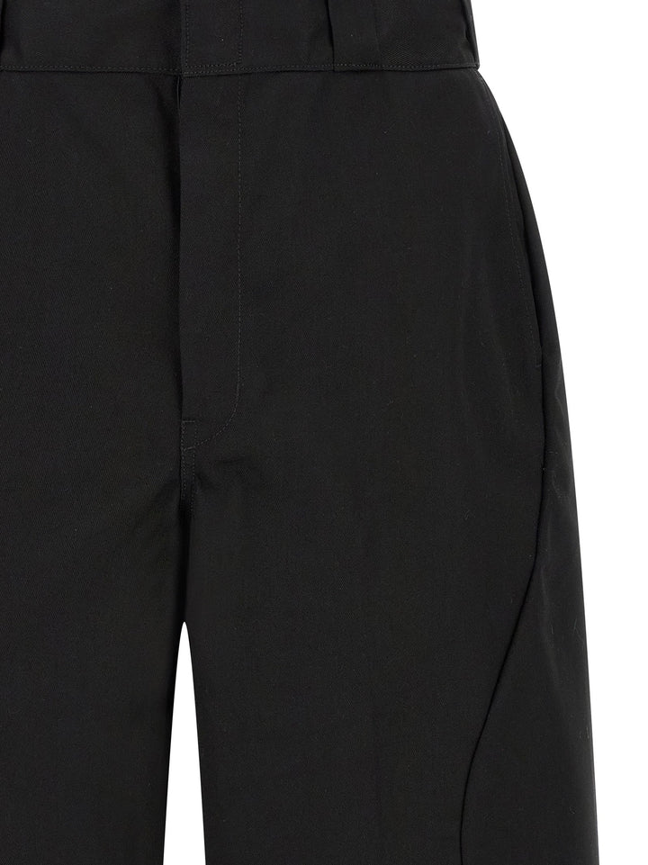 Undercover Black Polyester Bermuda Shorts