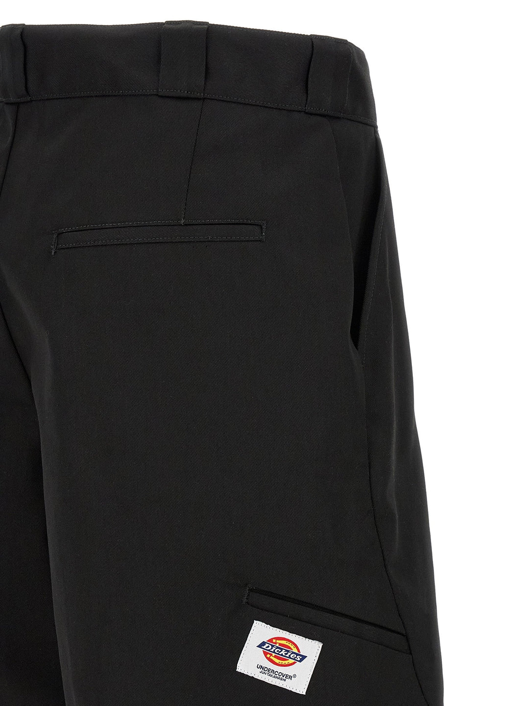 Undercover Black Polyester Bermuda Shorts