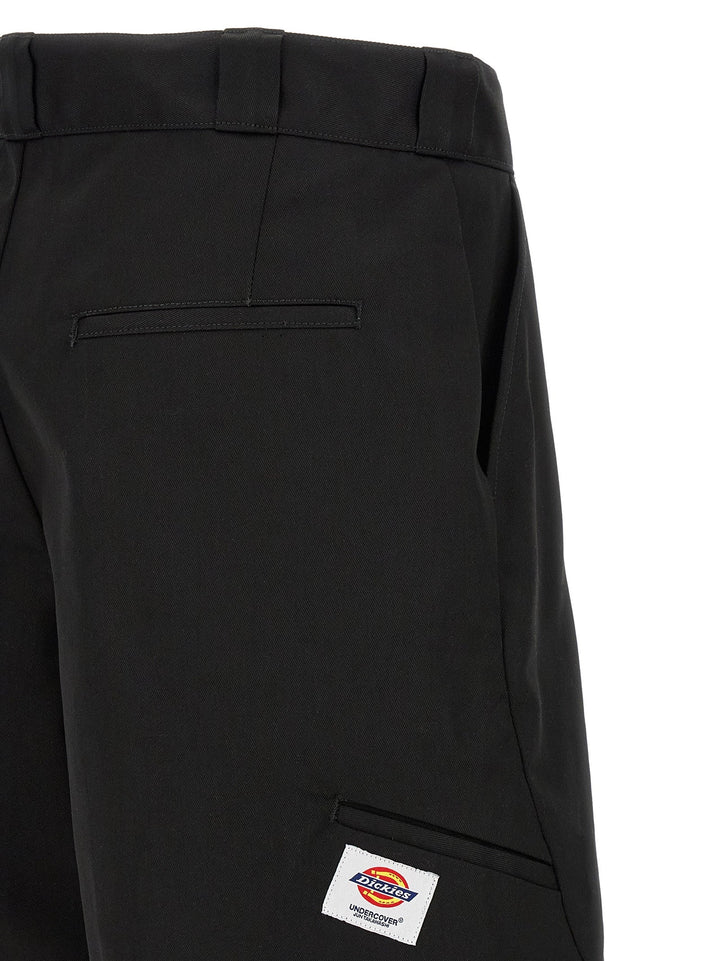Undercover Black Polyester Bermuda Shorts