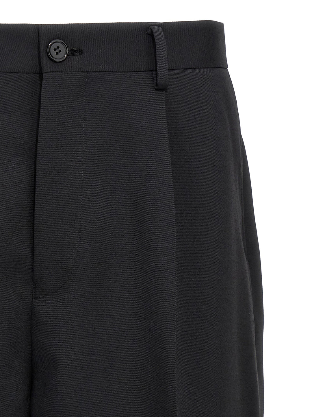 Undercover Black Polyester Bermuda Shorts