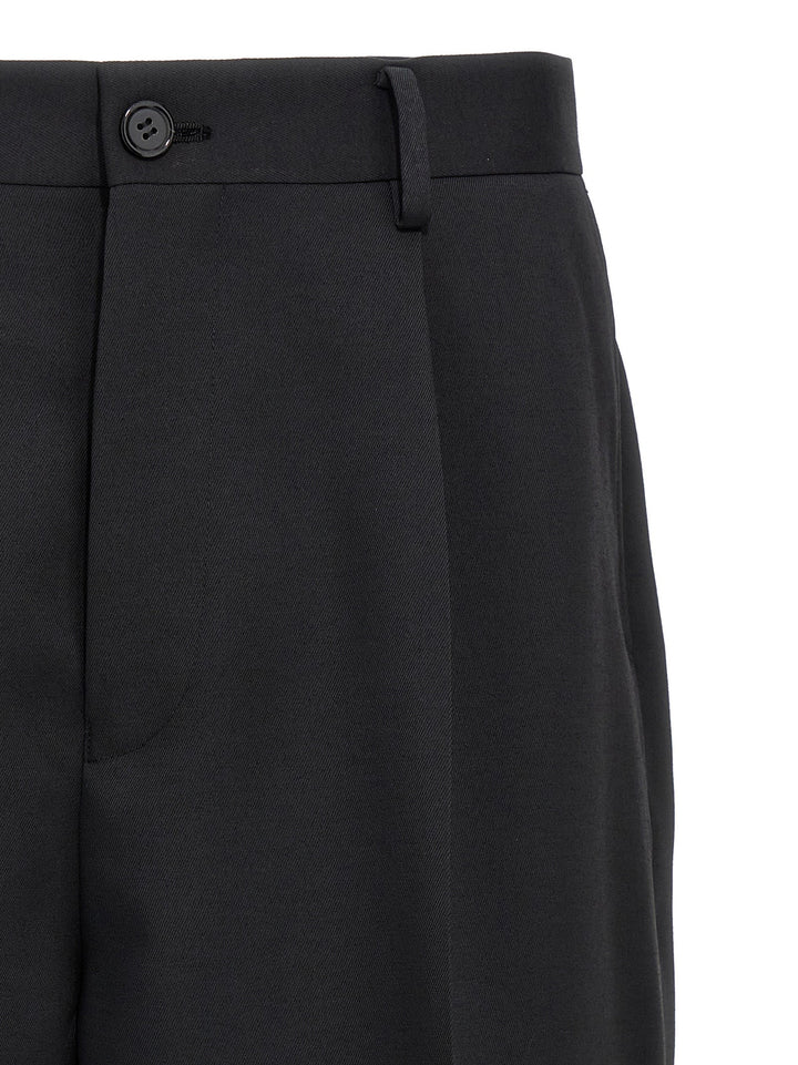 Undercover Black Polyester Bermuda Shorts