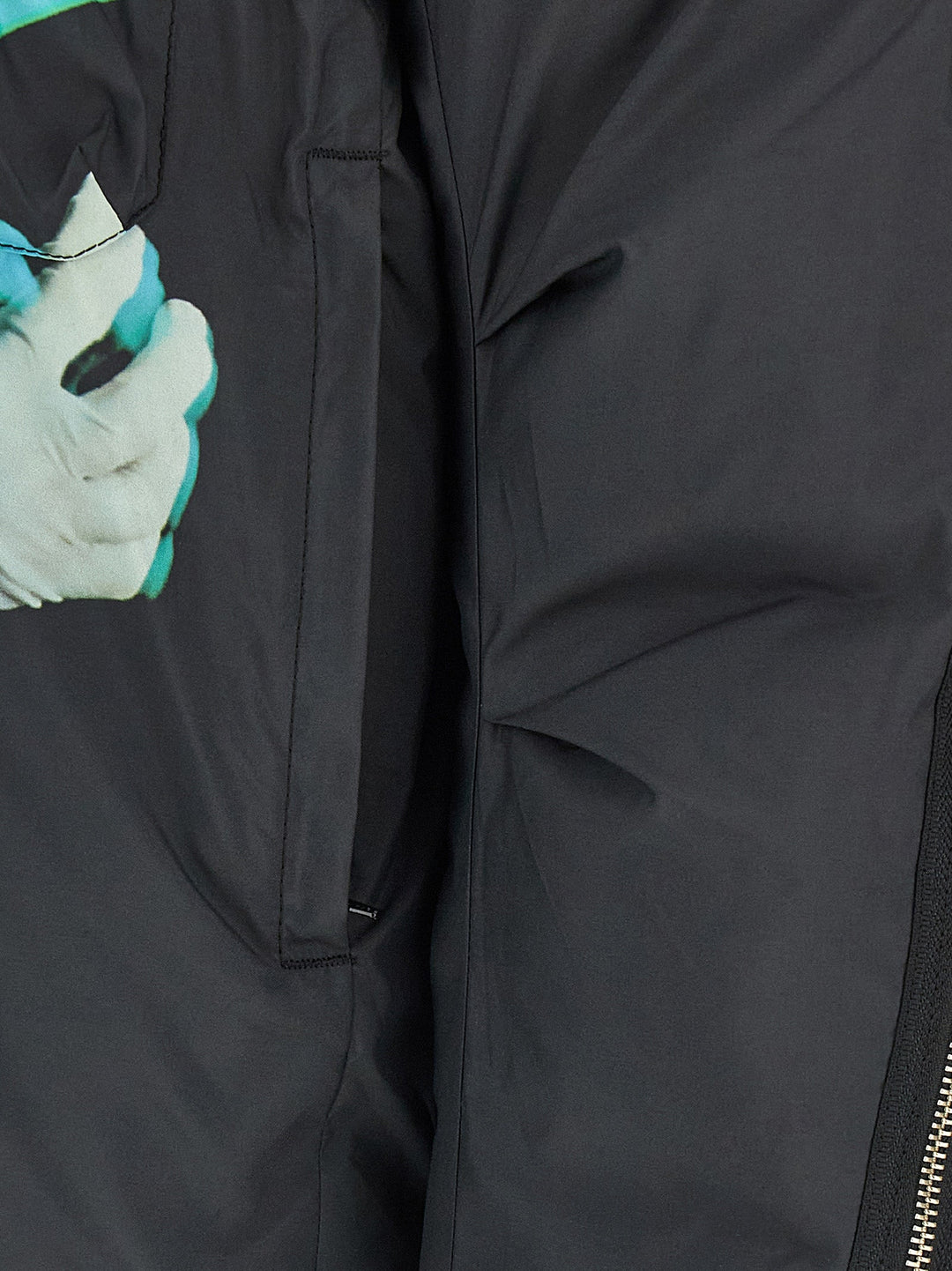 Men’s Undercover Black Polyester Shell Jacket