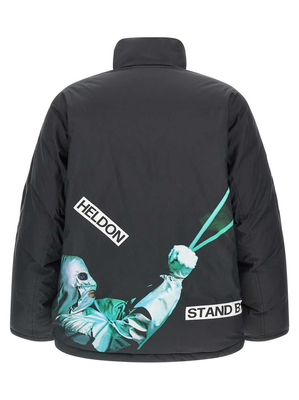 Men’s Undercover Black Polyester Shell Jacket