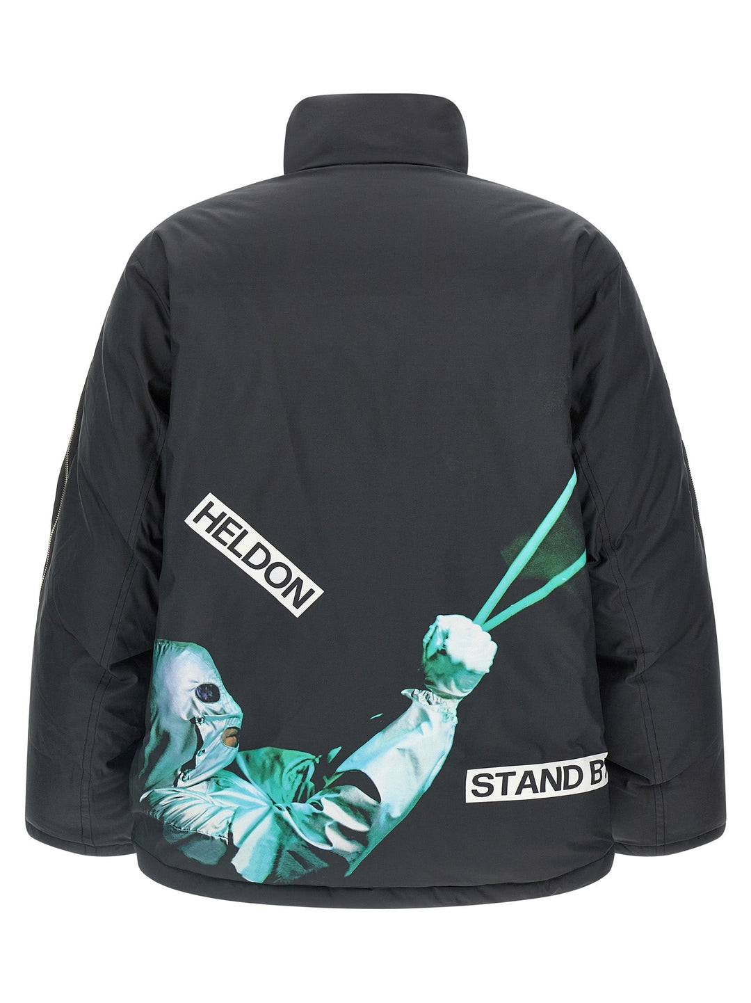 Men’s Undercover Black Polyester Shell Jacket