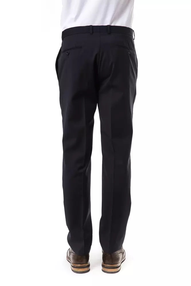 Men’s Uominitaliani Gray Wool Men Pants