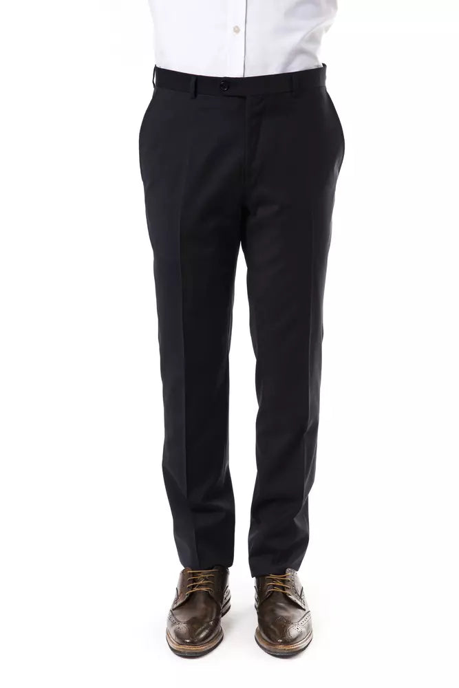 Men’s Uominitaliani Gray Wool Men Pants