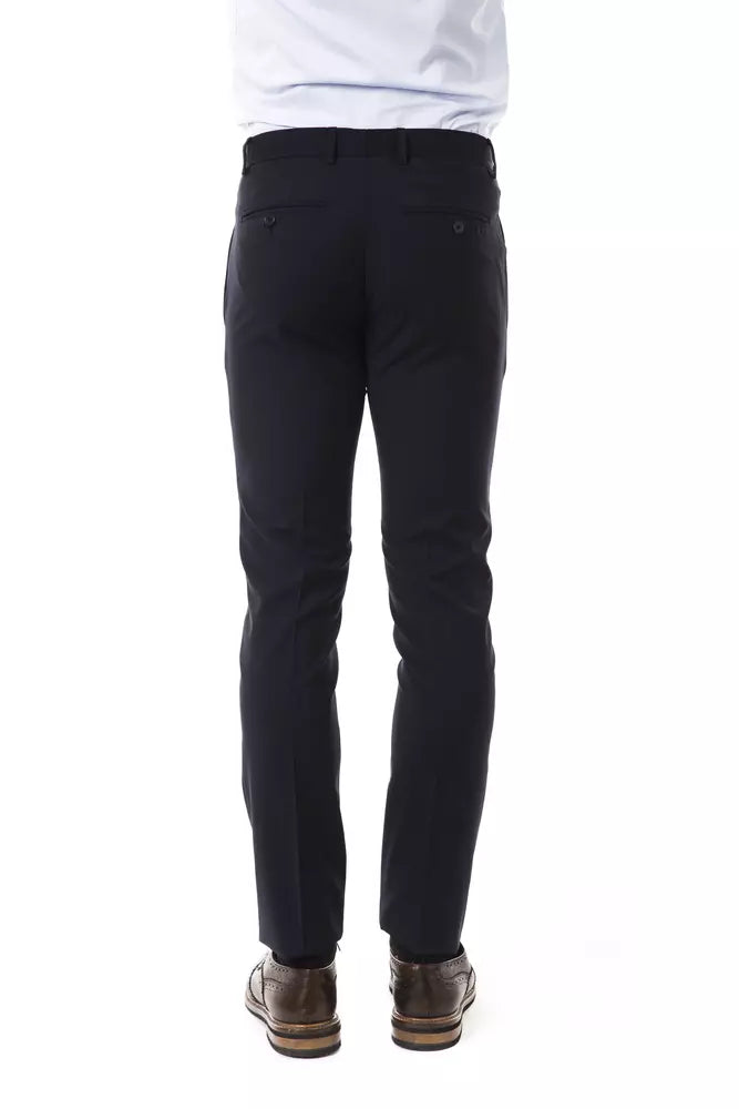 Men’s Uominitaliani Gray Wool Suit Pant