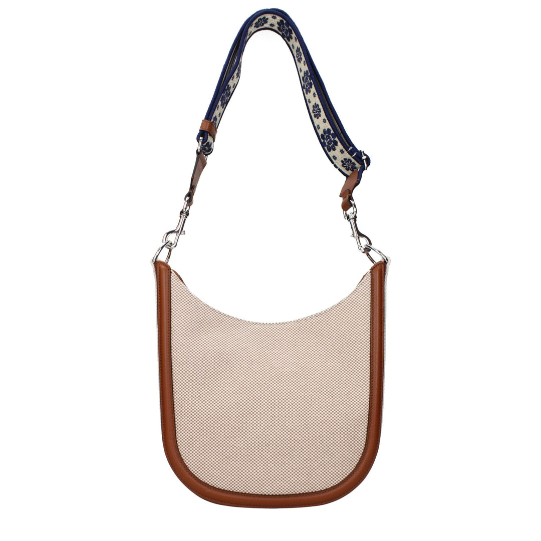 Men’s Valentino Garavani Beige Fabric Crossbody Bag