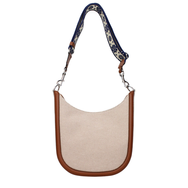Men’s Valentino Garavani Beige Fabric Crossbody Bag