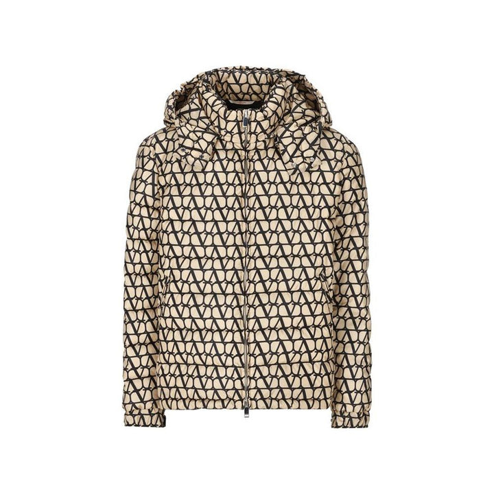 Men’s Valentino Garavani Beige Polyamide Full-length Jacket
