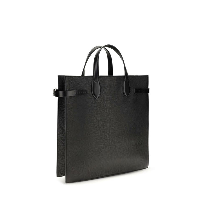 Men’s Valentino Garavani Black Calf Leather Bos Taurus Shoulder Bag