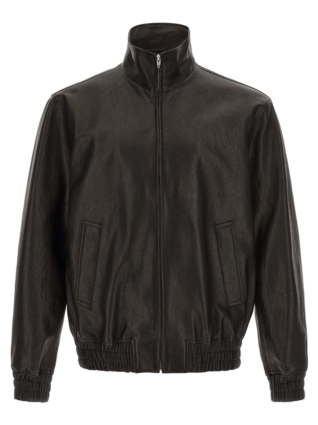 Men’s Valentino Garavani Black Calfskin Leather Jacket