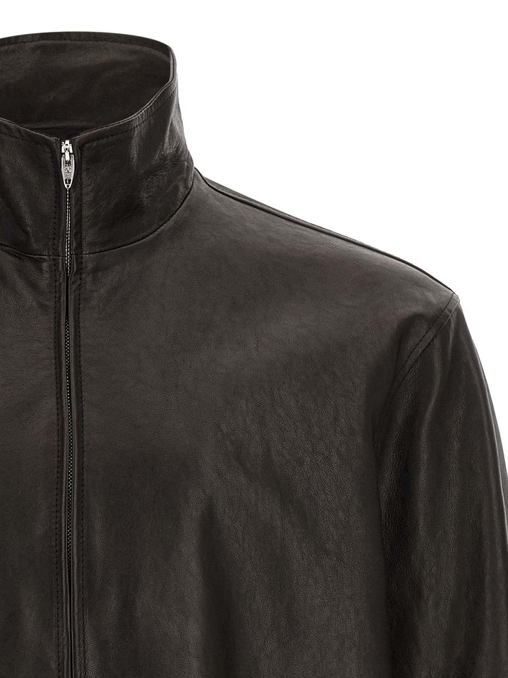 Men’s Valentino Garavani Black Calfskin Leather Jacket