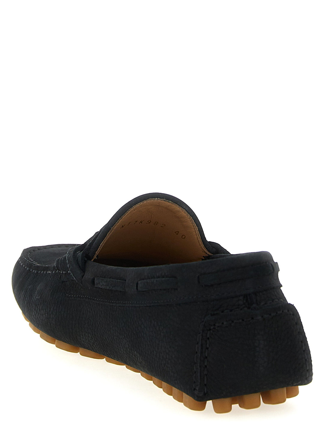 Men’s Valentino Garavani Black Calfskin Slip-on Loafers