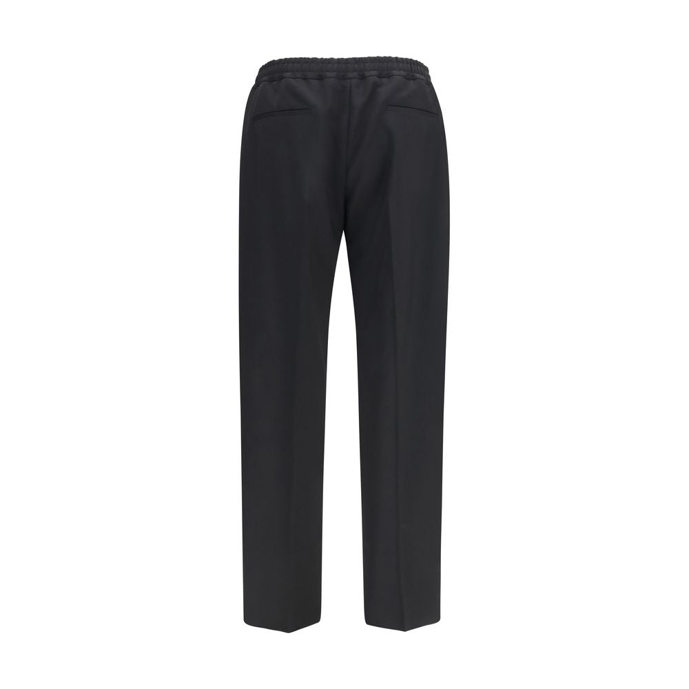Men’s Valentino Garavani Black Cotton Chino Pants