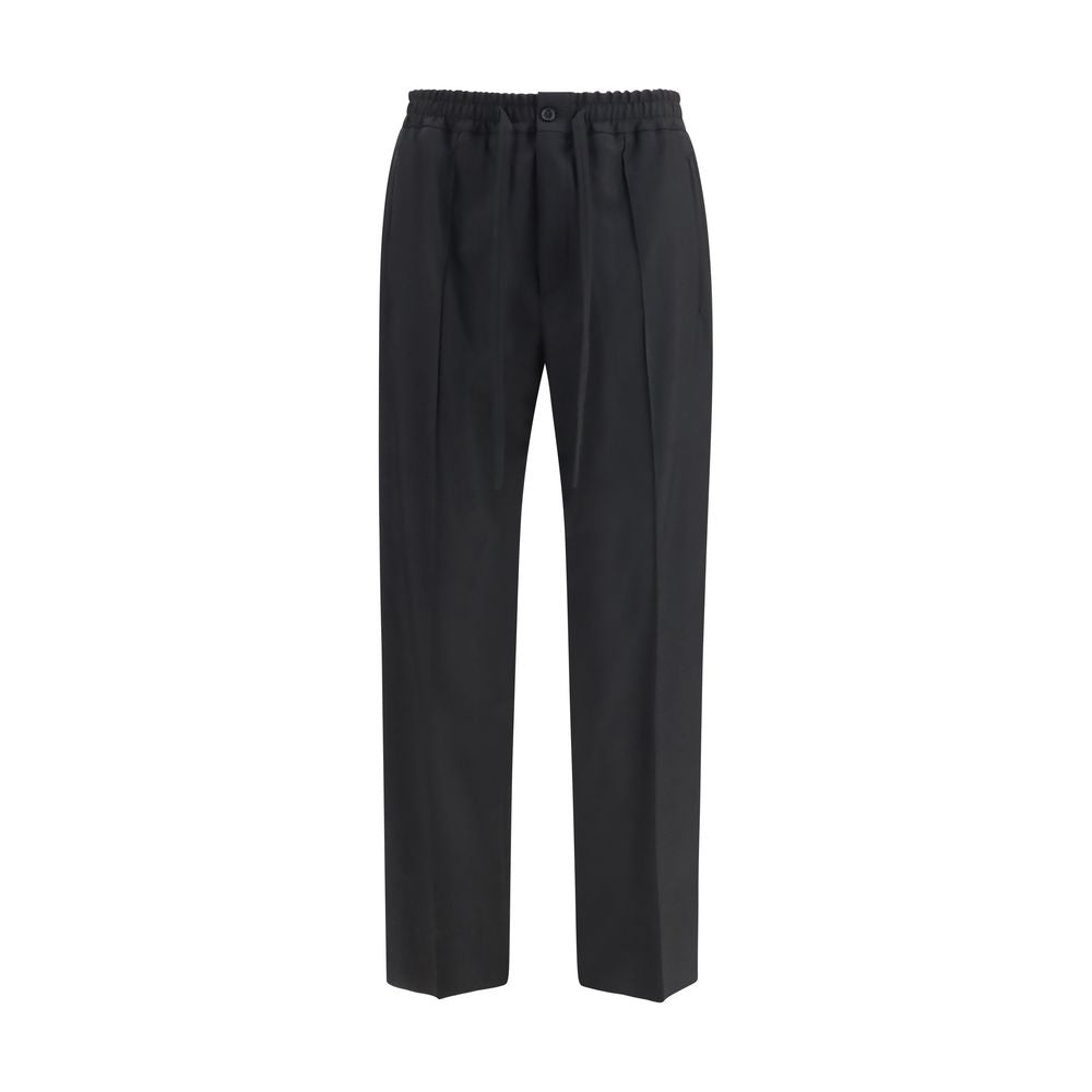 Men’s Valentino Garavani Black Cotton Chino Pants