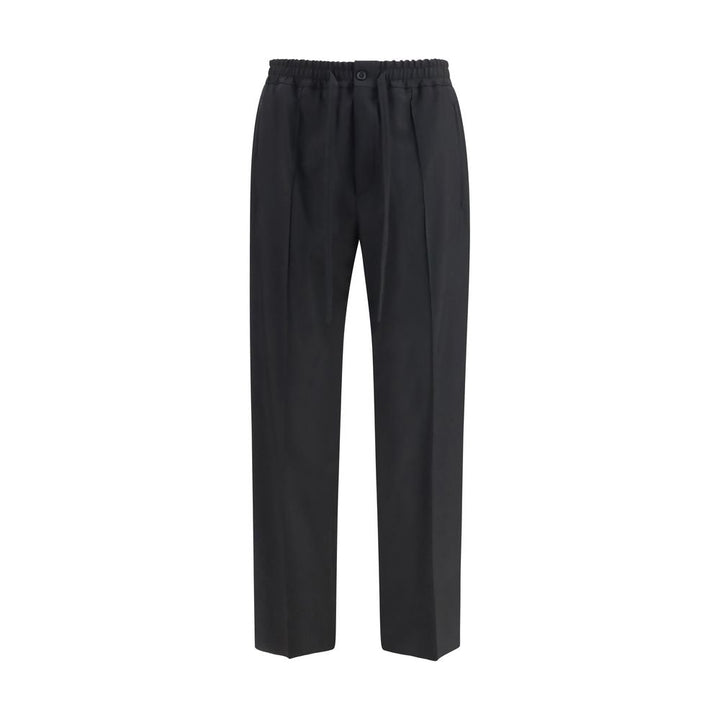 Men’s Valentino Garavani Black Cotton Chino Pants
