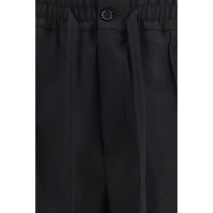 Men’s Valentino Garavani Black Cotton Chino Pants