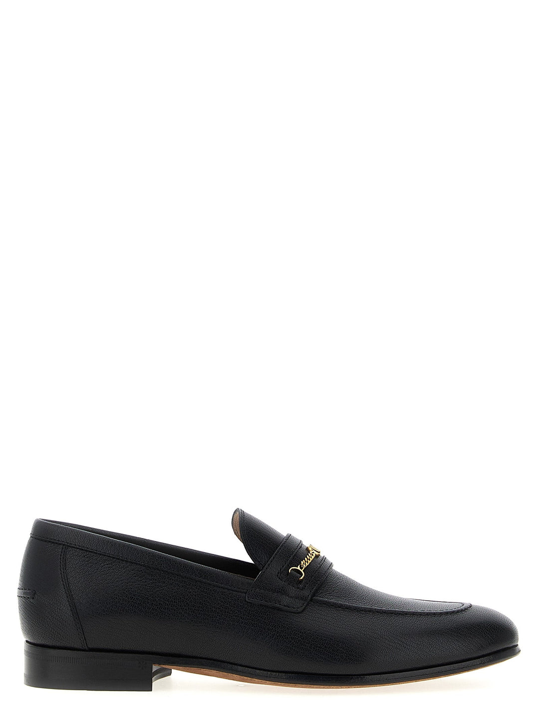 Men’s Valentino Garavani Black Goatskin Slip-on Loafers