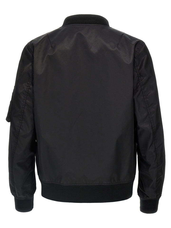 Men’s Valentino Garavani Black Polyamide Bomber