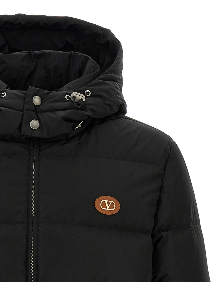 Men’s Valentino Garavani Black Polyamide Full-length Jacket