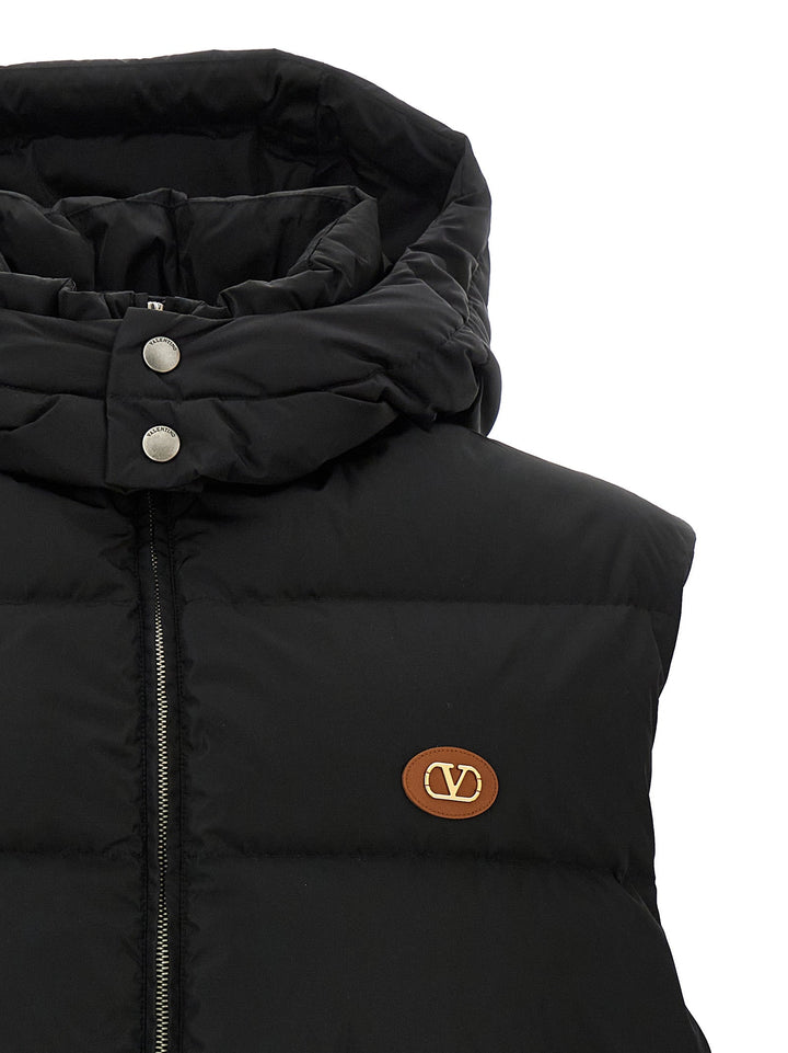 Men’s Valentino Garavani Black Polyamide Sleeveless Jacket