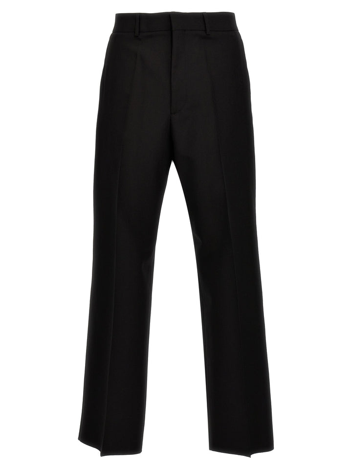 Men’s Valentino Garavani Black Virgin Wool Dress Pants
