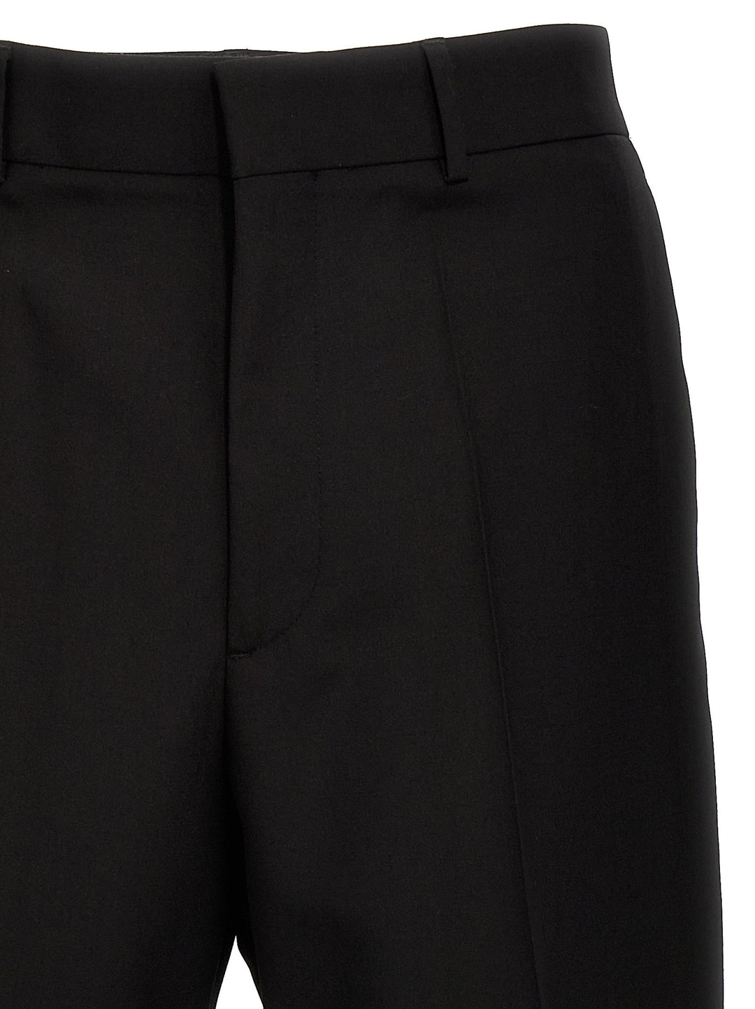 Men’s Valentino Garavani Black Virgin Wool Dress Pants