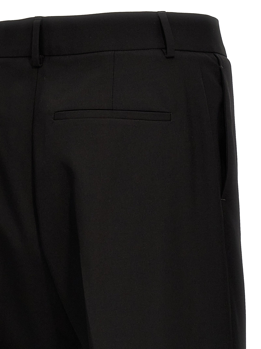 Men’s Valentino Garavani Black Virgin Wool Dress Pants