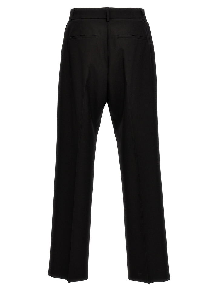 Men’s Valentino Garavani Black Virgin Wool Dress Pants
