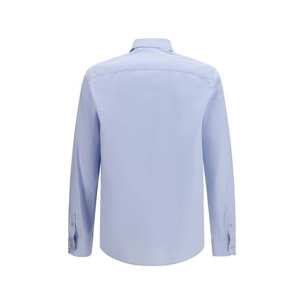 Men’s Valentino Garavani Blue Cotton Dress Shirt