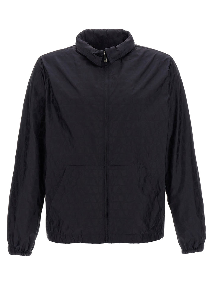 Men’s Valentino Garavani Blue Polyamide Shell Jacket