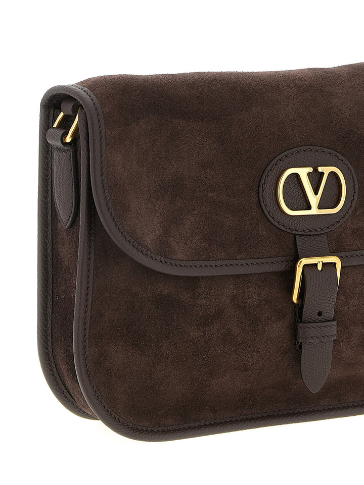 Men’s Valentino Garavani Brown Cowhide Crossbody Bag