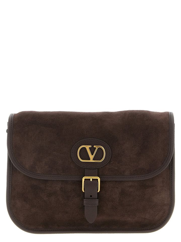 Men’s Valentino Garavani Brown Cowhide Crossbody Bag