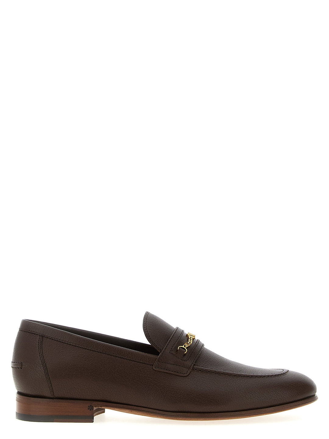 Men’s Valentino Garavani Brown Goatskin Slip-on Loafers