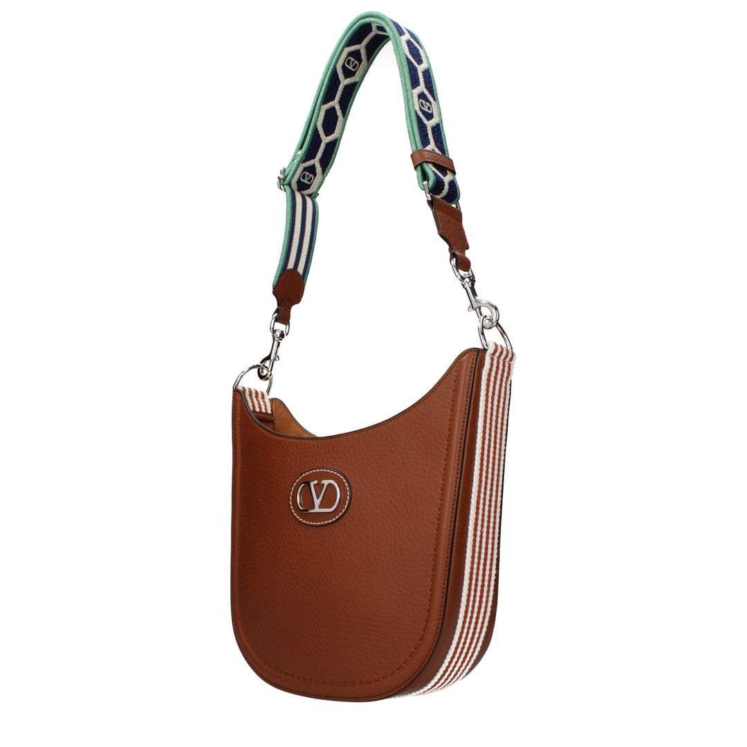 Men’s Valentino Garavani Brown Leather Crossbody Bag