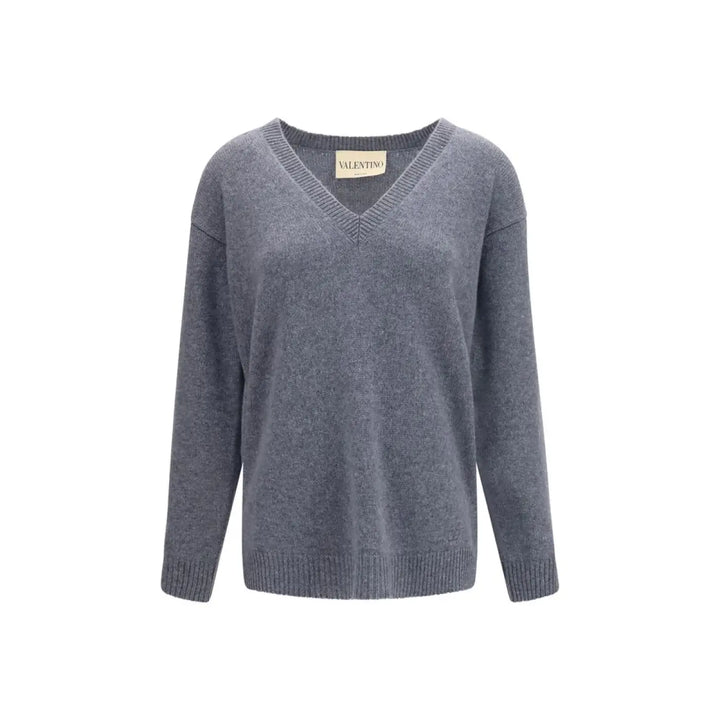 Men’s Valentino Garavani Gray Cashmere Sweater