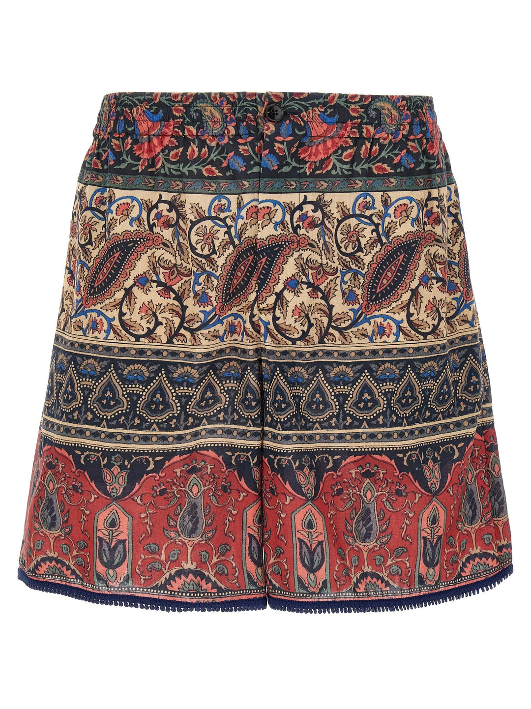 Valentino Garavani Multicolor Cotton Bermuda Shorts