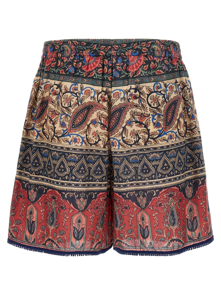Valentino Garavani Multicolor Cotton Bermuda Shorts