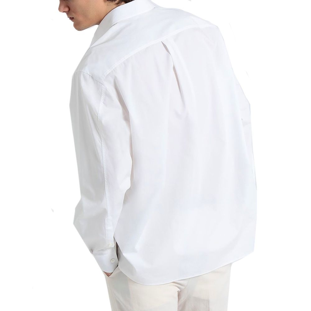 Men’s Valentino Garavani White Cotton Dress Shirt