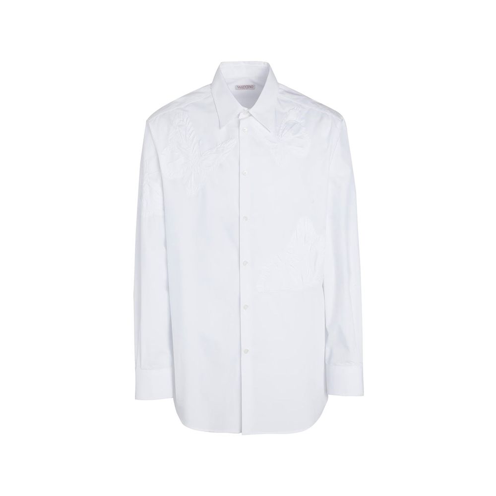 Men’s Valentino Garavani White Cotton Dress Shirt