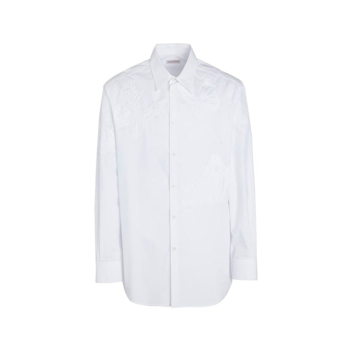 Men’s Valentino Garavani White Cotton Dress Shirt