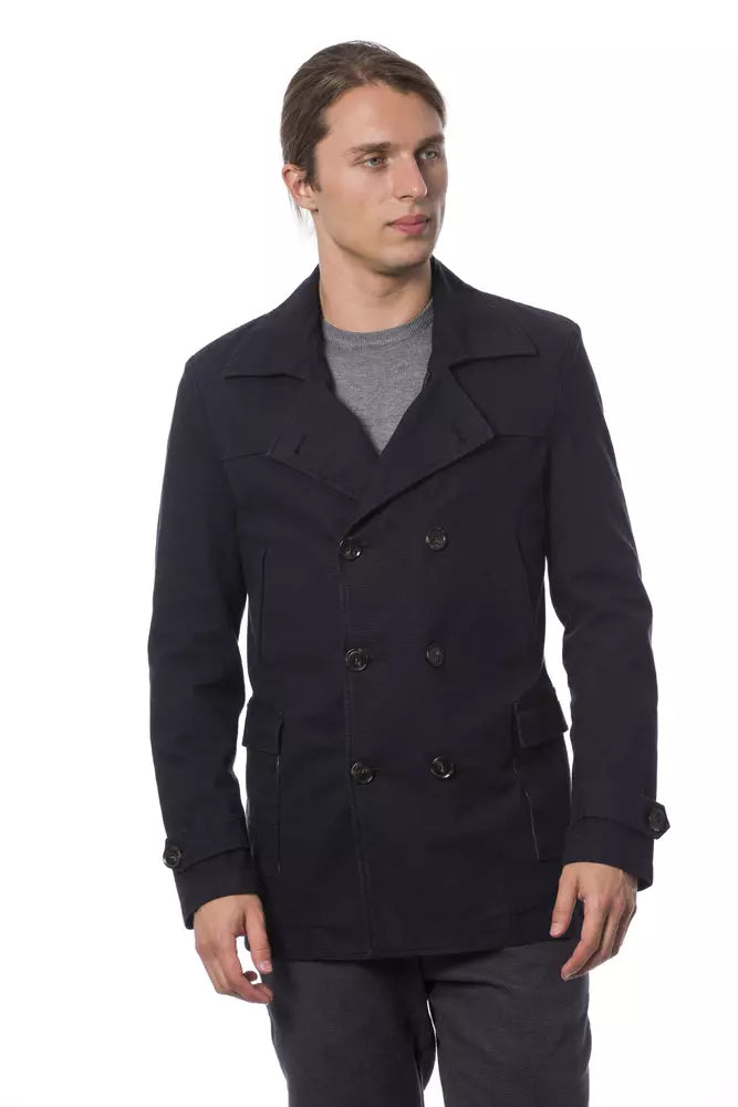 Men’s Verri Blue Cotton Blazer