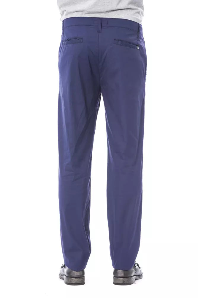 Men’s Verri Blue Cotton Chino Pant
