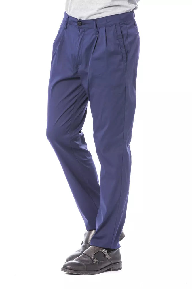 Men’s Verri Blue Cotton Chino Pant
