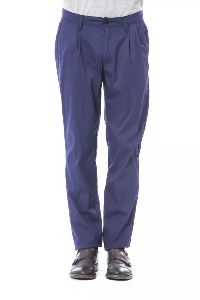 Men’s Verri Blue Cotton Chino Pant