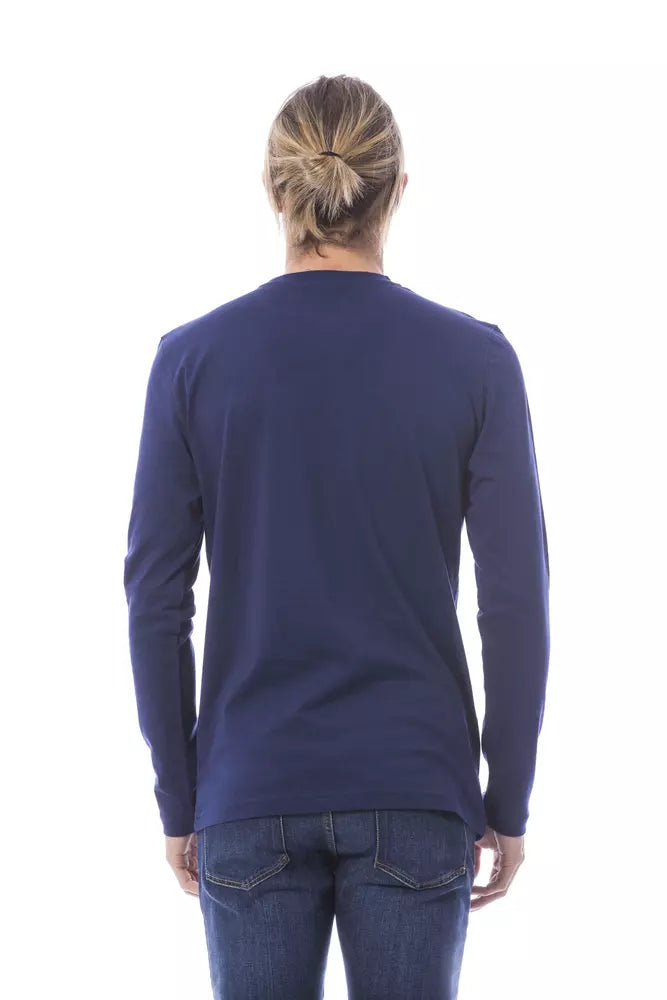 Men’s Verri Blue Cotton Men T-shirt